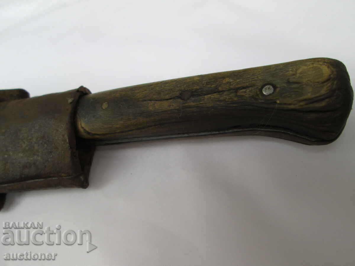 Auction OLD SHEPHERD HAND FORGED KNIFE WITH KANYA - AUTHENTIC Auction OLD SHEPHERD HAND FORGED KNIFE WITH KANYA - AUTHENTIC