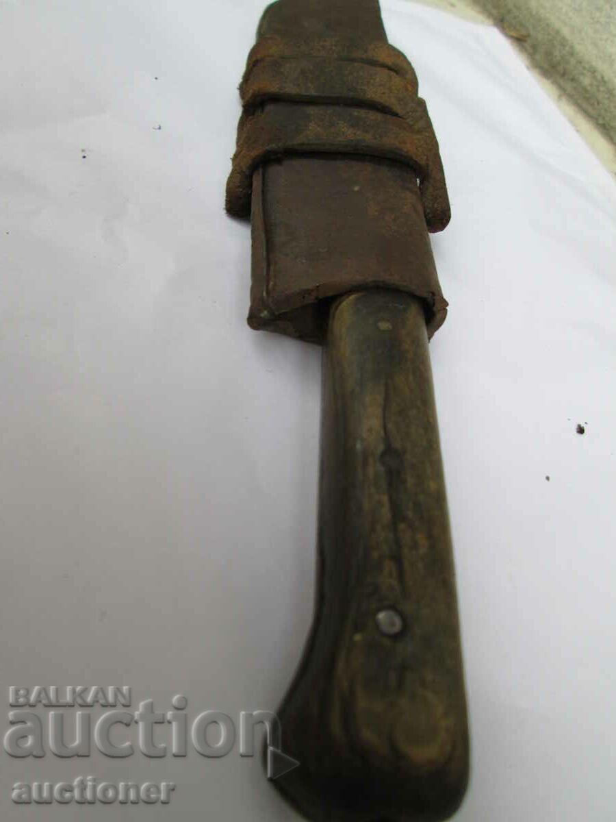 OLD SHEPHERD HAND FORGED KNIFE WITH KANYA - AUTHENTIC - 7 OLD SHEPHERD HAND FORGED KNIFE WITH KANYA - AUTHENTIC - 7