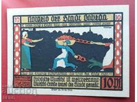 Banknote-Germany-Thuringia-Lobeda-10 pfennig 1921