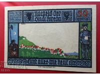 Banknote-Germany-Thuringia-Lobeda-50 pfennig 1921