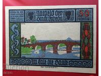 Banknote-Germany-Thuringia-Lobeda-50 pfennig 1921