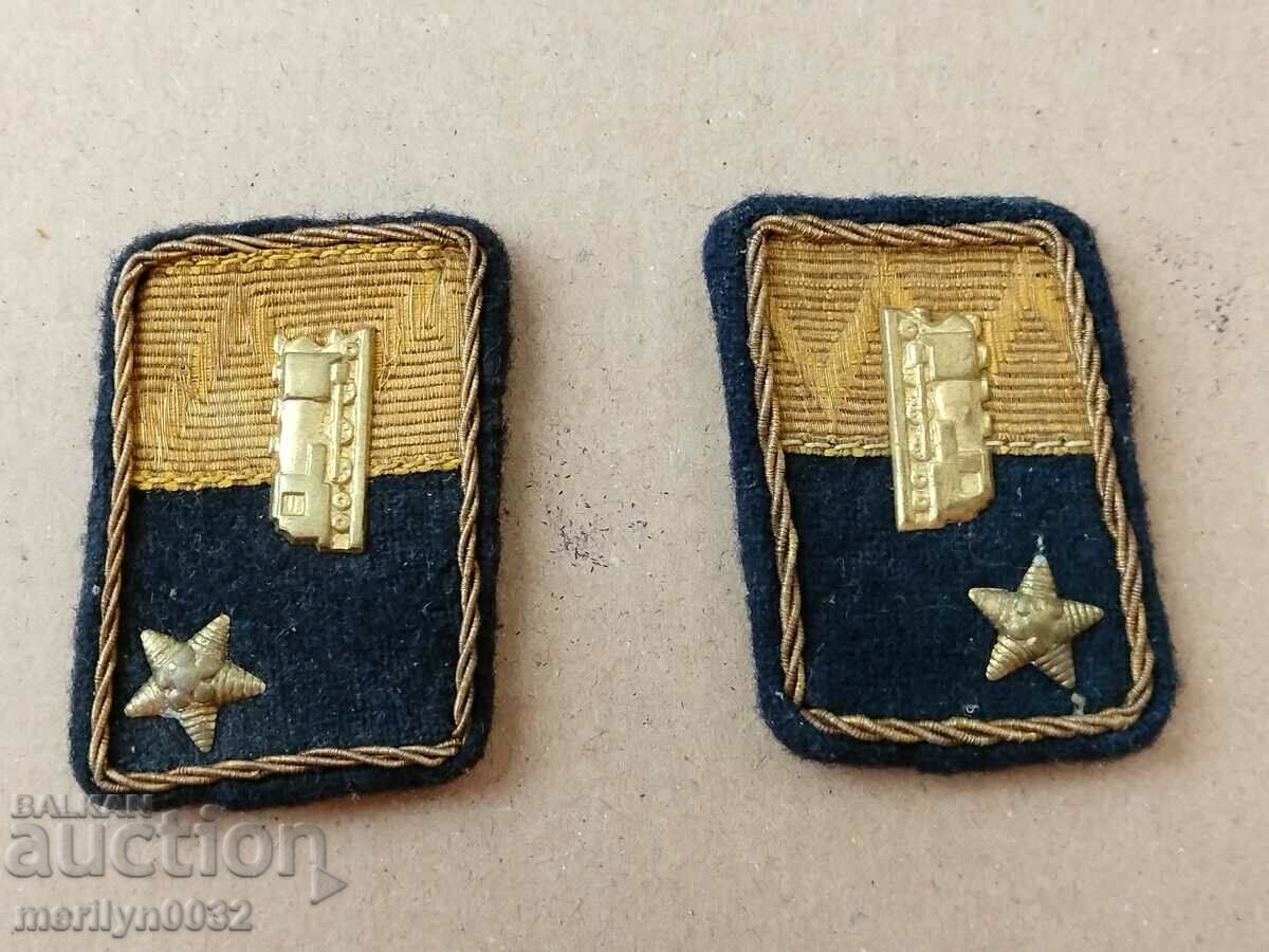 Monograms in railway transport NRB epaulets Monograms epaulet patch with price 38.00 BGN | € 19.43 Monograms in railway transport NRB epaulets Monograms epaulet patch with price 38.00 BGN | € 19.43
