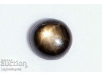 Black Star Sapphire 1,34ct 6-ray star 6mm στρογγυλό cabochon