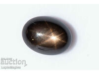 Black Star Sapphire 1,35ct 6-ray star οβάλ cabochon