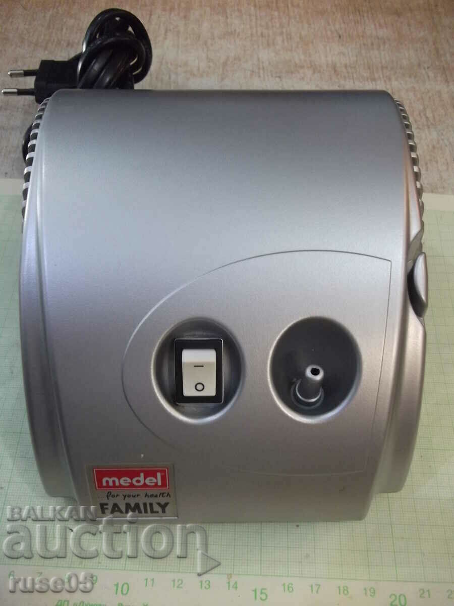 "MEDEL FAMILY SILVER" inhaler compressor working