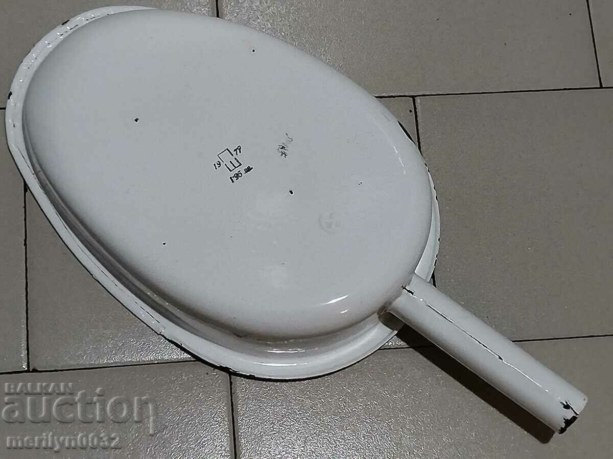 Old enameled base of sotsa, tzucal, tzucal, enamel with price 41.00 BGN | € 20.96 Old enameled base of sotsa, tzucal, tzucal, enamel with price 41.00 BGN | € 20.96