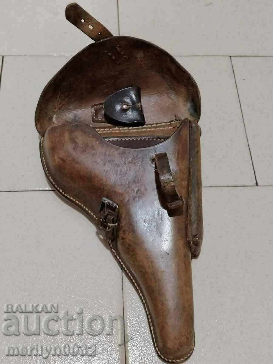 Γερμανική θήκη πιστολιού Luger P-08 Parabellum Wehrmacht2 WW2 - 5