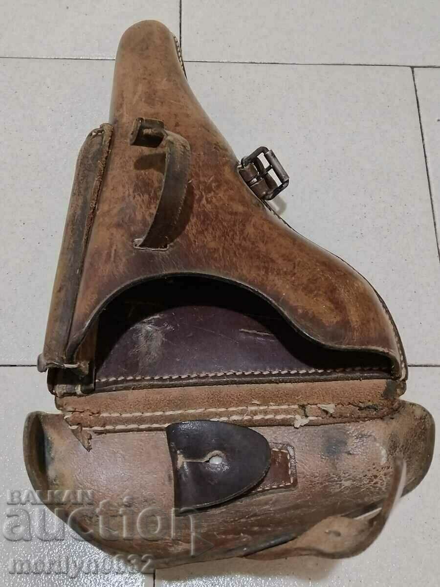 German WW2 Luger P-08 Parabellum Wehrmacht Pistol Holster - 6