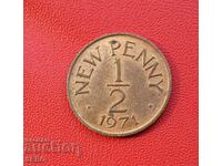 Isle of Guernsey-1/2 Penny 1971-ext διατηρημένο