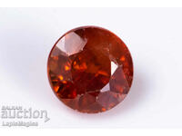 Natural Orange Zircon 1.28ct 5.5mm Round Cut