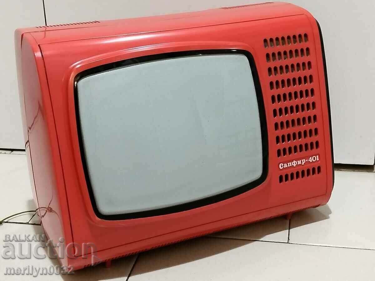 Portable TV SAPPHIR 401 TV set USSR