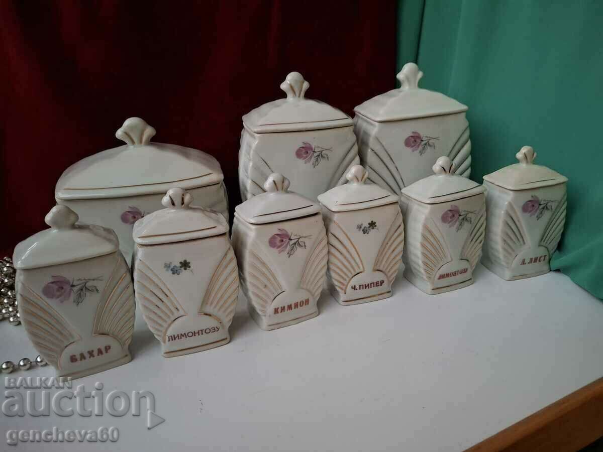 Bulgarian Retro Porcelain Spice Set with price 80.00 BGN | € 40.90