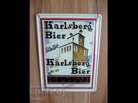 Metal Sign Karlsberg bier beer German brewery beer