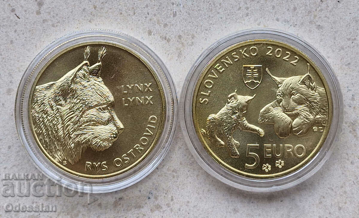 Slovakia • 5 Euro • Rice • 2022 • UNC Slovakia • 5 Euro • Rice • 2022 • UNC