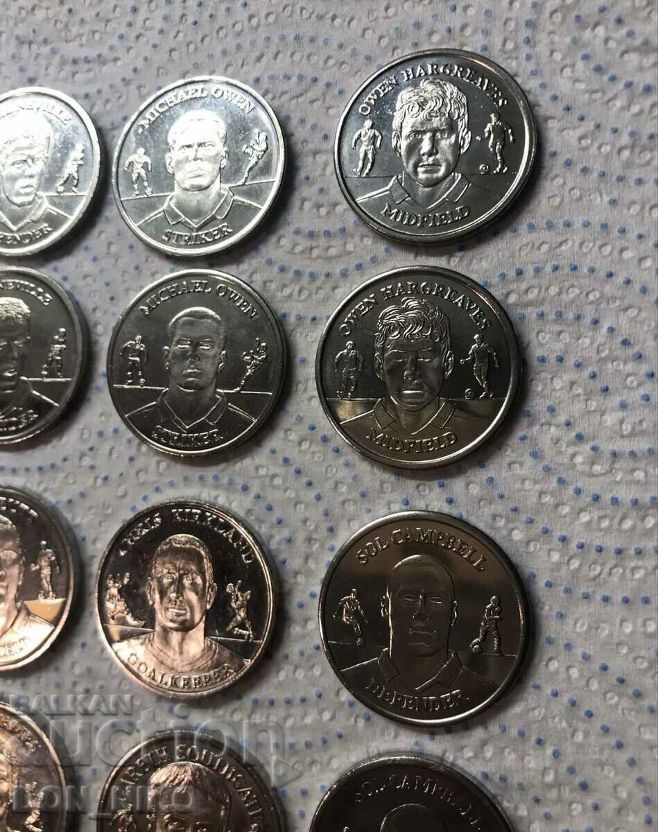 Auction  Commemorative coins 18 pcs