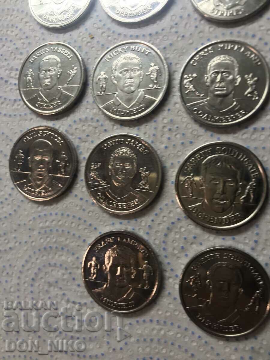 Delivery of Commemorative coins 18 pcs