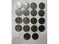 Commemorative coins 18 pcs