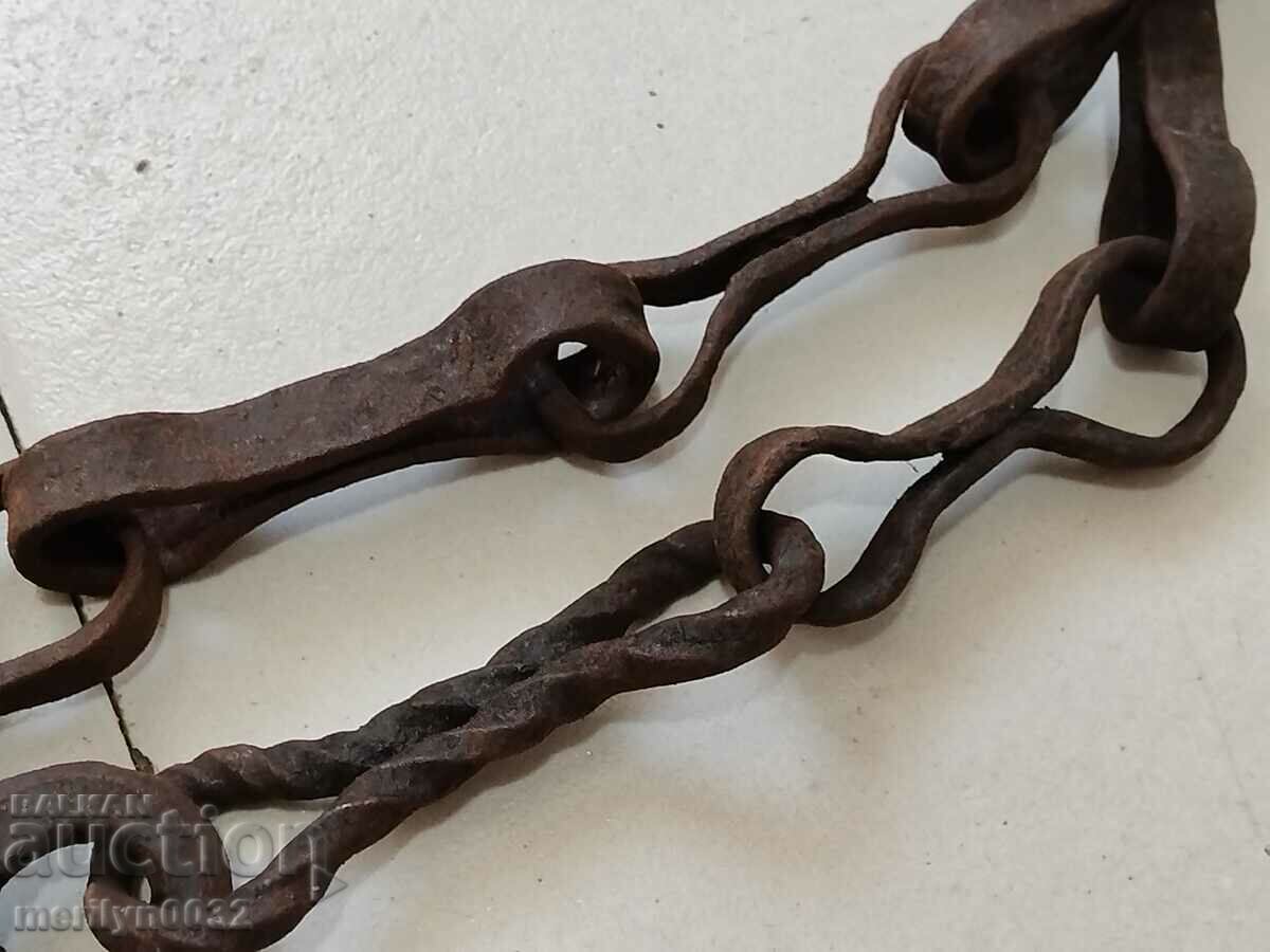 Delivery of Old Wrought Iron Hearth Chain Wrought Iron Hook Chain Delivery of Old Wrought Iron Hearth Chain Wrought Iron Hook Chain