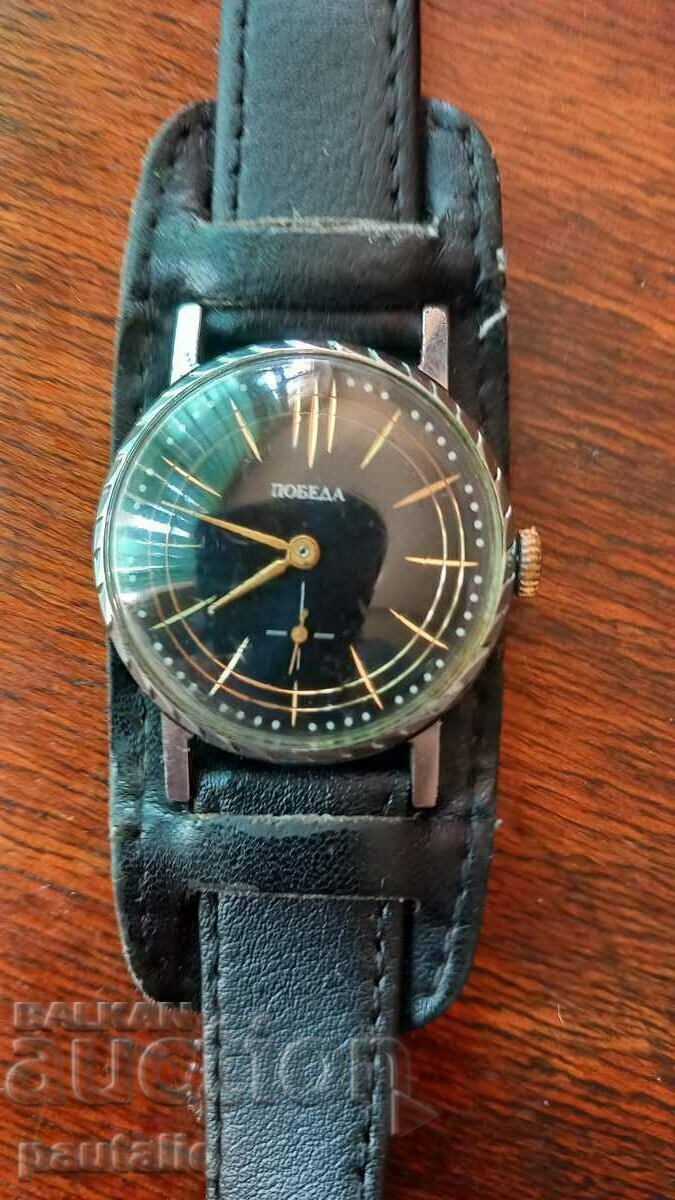 МЪЖКИ РЪЧЕН ЧАСОВНИК ПОБЕДА КОЛЕКЦИОНЕРСКИ с цена 55.00 лв. | € 28.12 МЪЖКИ РЪЧЕН ЧАСОВНИК ПОБЕДА КОЛЕКЦИОНЕРСКИ с цена 55.00 лв. | € 28.12