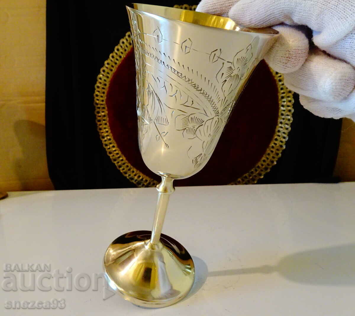 Delivery of Bronze goblet, wine glass, unique Delivery of Bronze goblet, wine glass, unique