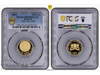 125 BGN 2004 gold, PR69DCAM, 125 years.BNB