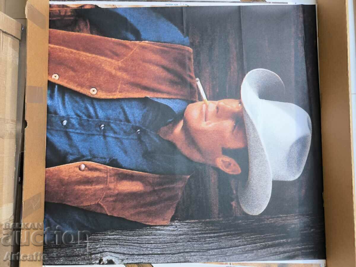 Delivery of poster advertising marlboro