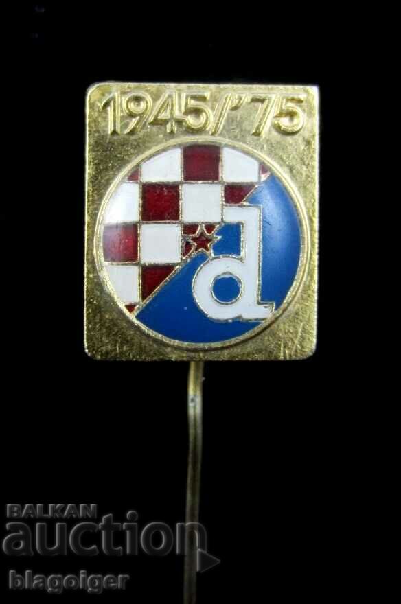OLD FOOTBALL BADGE-DINAMO ZAGREB-CROATIA-ANNIVERSARY with price 8.99 BGN | € 4.60 OLD FOOTBALL BADGE-DINAMO ZAGREB-CROATIA-ANNIVERSARY with price 8.99 BGN | € 4.60