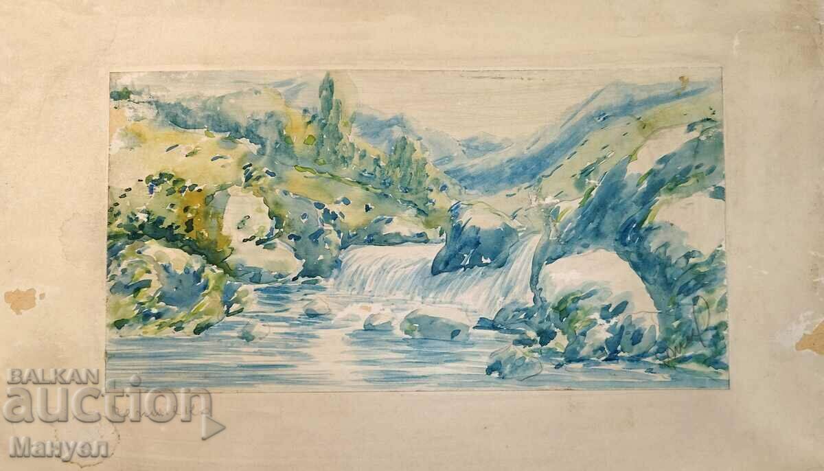 Beautiful and valuable watercolor "Chepinsko". with price 59.90 BGN | € 30.63 Beautiful and valuable watercolor "Chepinsko". with price 59.90 BGN | € 30.63