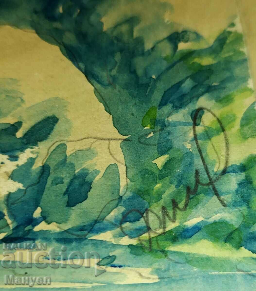 Delivery of Beautiful and valuable watercolor "Chepinsko". Delivery of Beautiful and valuable watercolor "Chepinsko".