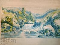 Beautiful and valuable watercolor "Chepinsko".