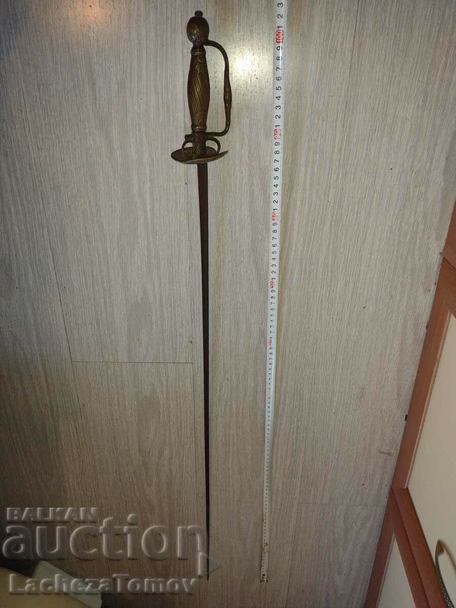 Sword rapier blade France 18th century very beautiful perfect