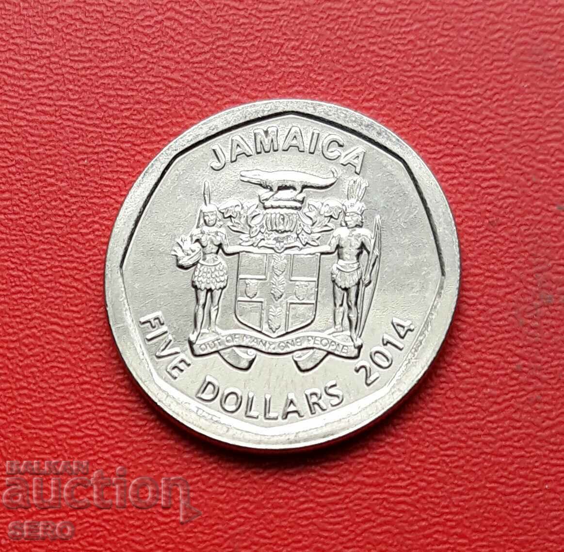 Island of Jamaica-5 dollars 2014