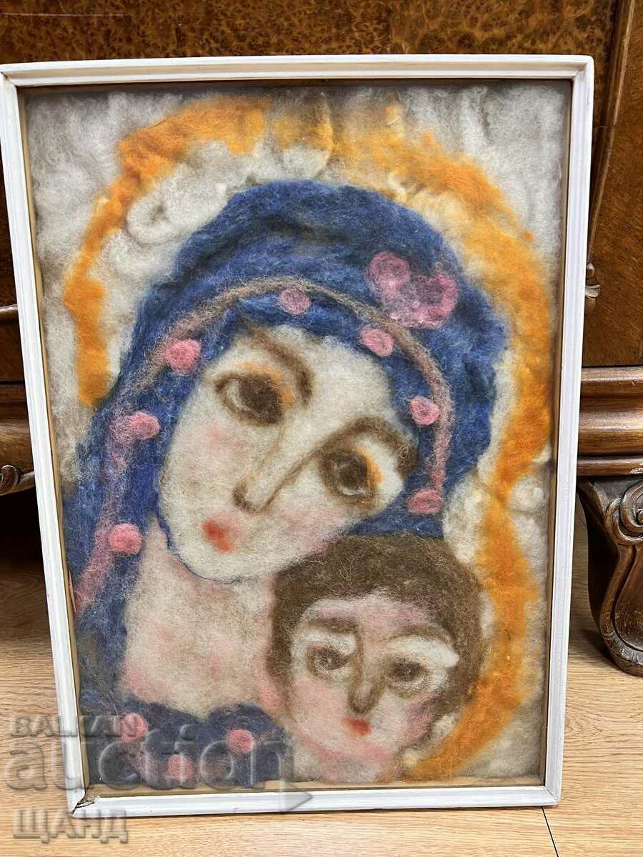 Veska Tsitselkova Icon Painting from Valna Mother of God and Child