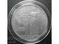 100 Lire 1957 - Italia