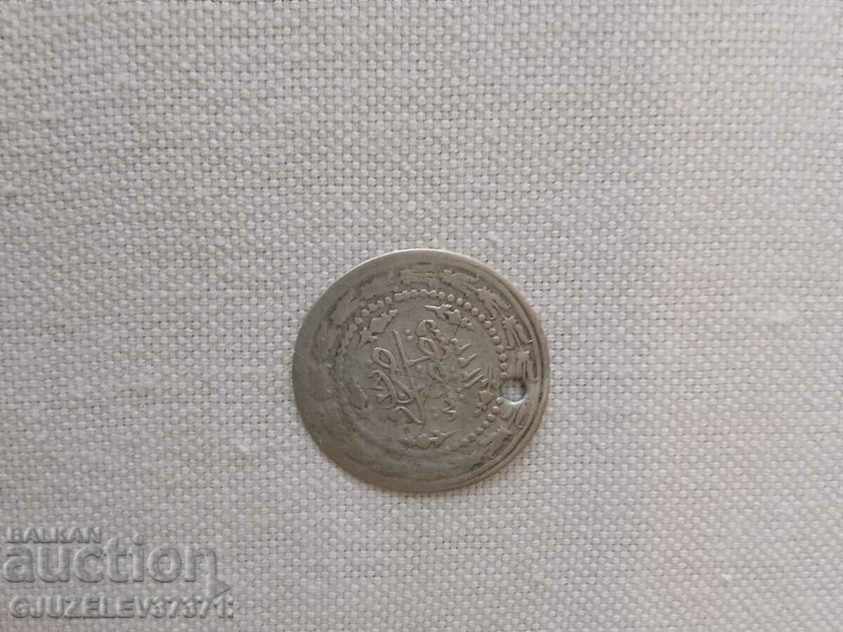 Livrarea Monedă de argint Turcia foarte frumos străpuns pentru purtare