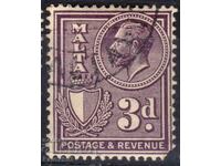 GB/Malta-1930-Regular-KE V+stamp-"Postage/Revenue", stamp