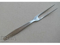 Two-horned serving fork 25.5 cm stainless steel. Tarnovo preserved