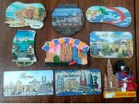 Refrigerator magnets, 9 pcs