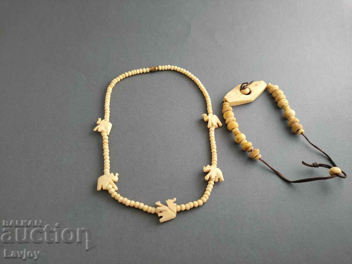 Delivery of Ivory necklace and bracelet
