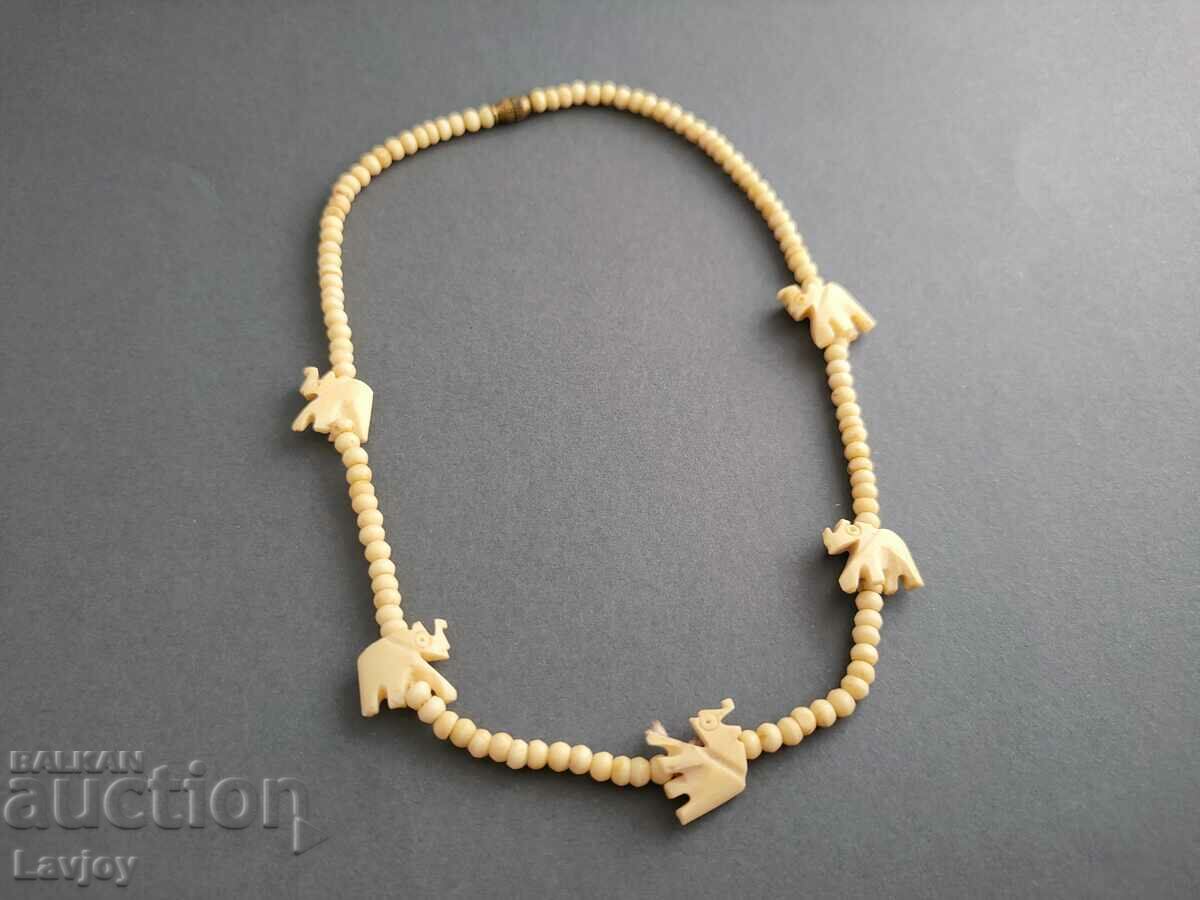Ivory necklace and bracelet - 5