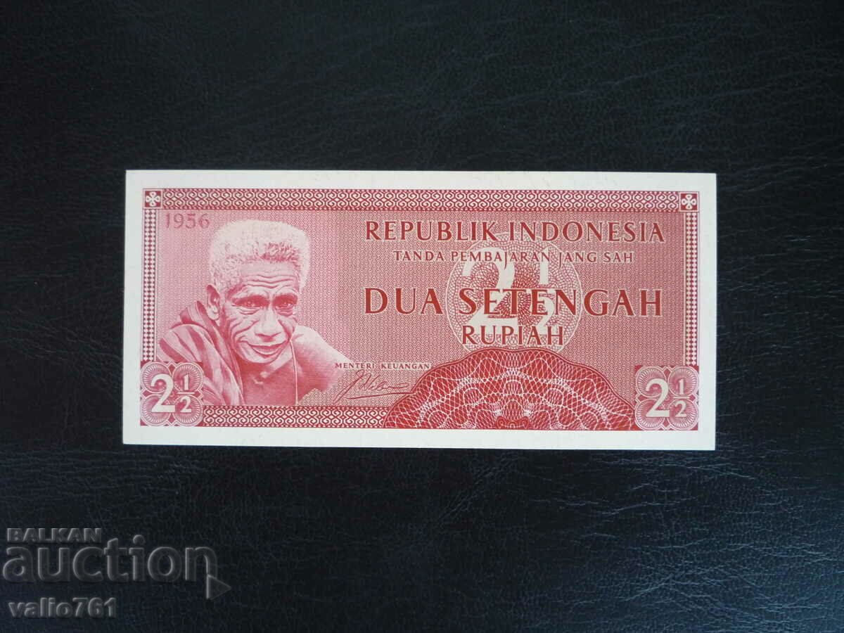 INDONESIA 2½ RUPII 1956 NOU UNC