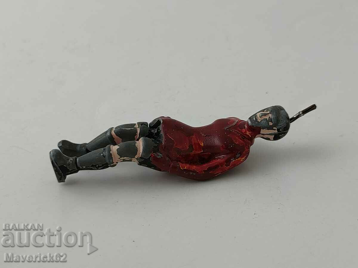 Auction  Football player metal figure