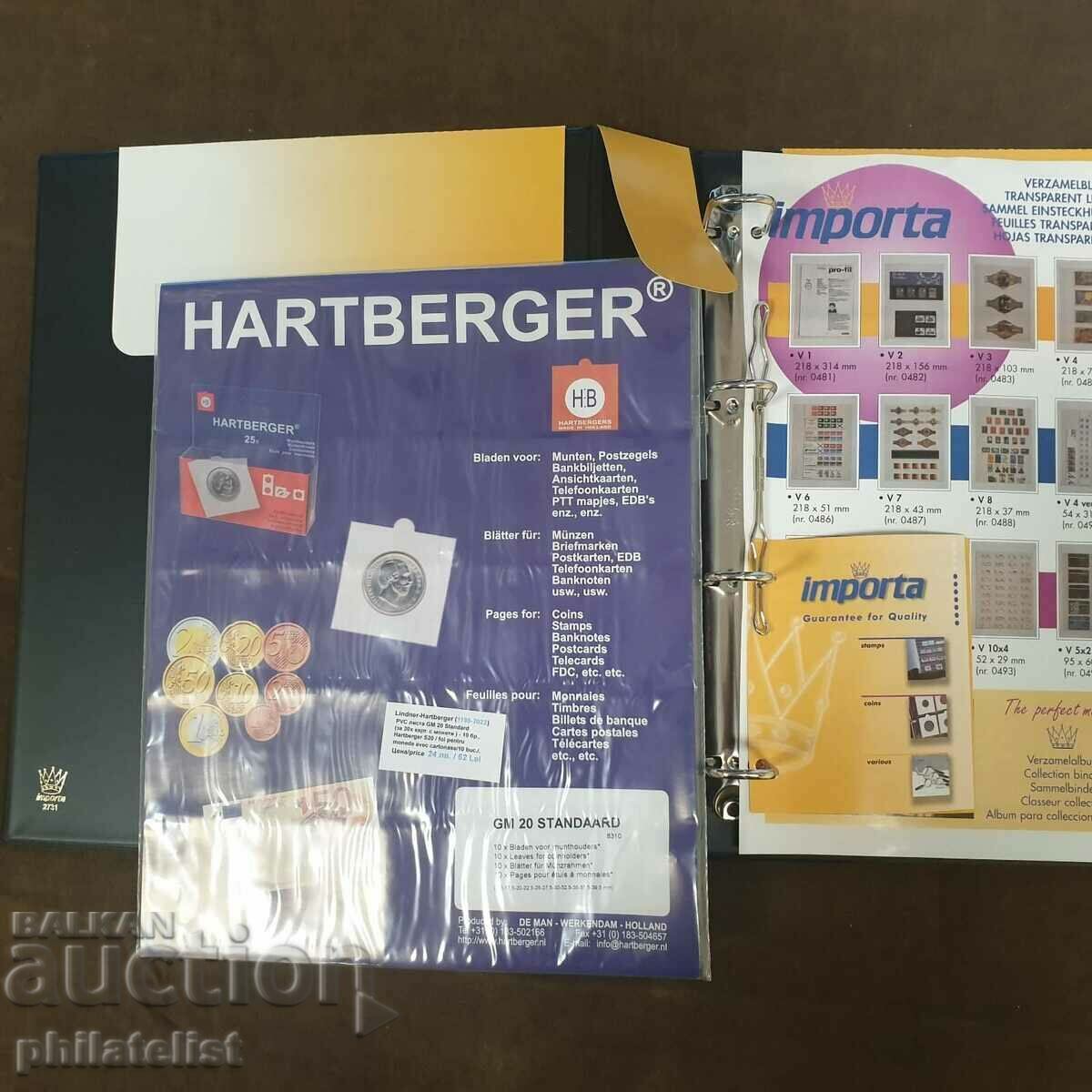 Delivery of Importa folder A4 with 10 sheets for 200 IMPORTA cards