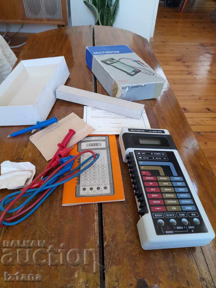 Παλιό πολύμετρο RFT Mikroelektronik G 1004.500 με τιμή 130.00 BGN | € 66.47