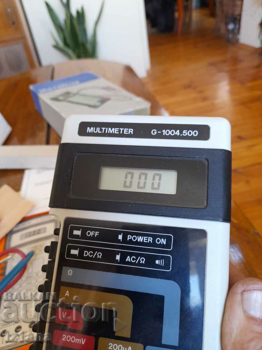 Παράδοση Παλιό πολύμετρο RFT Mikroelektronik G 1004.500