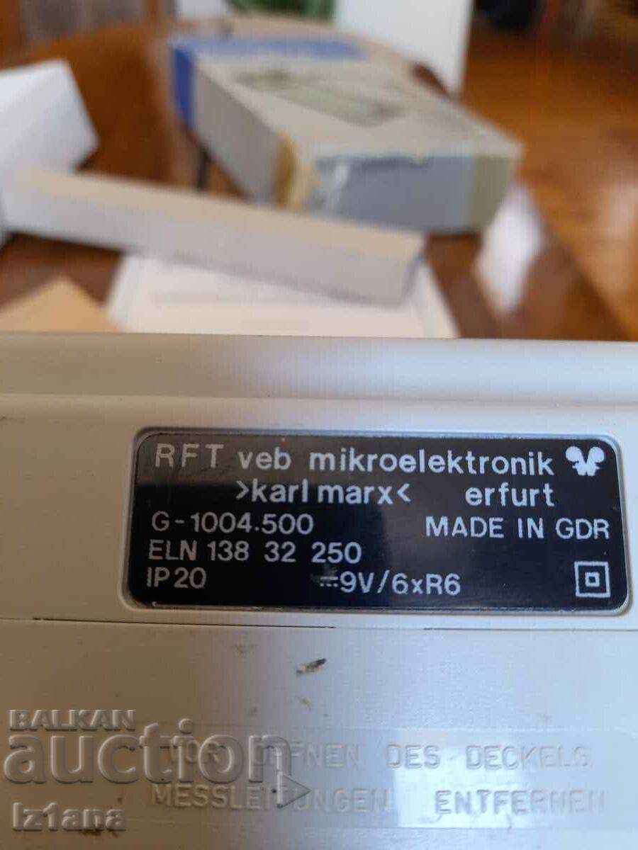 Παλιό πολύμετρο RFT Mikroelektronik G 1004.500 - 6