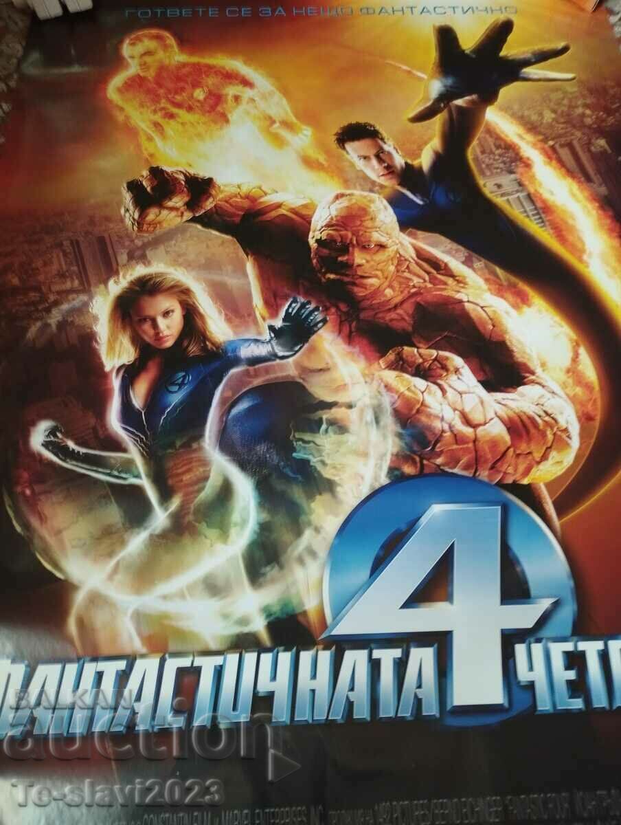 2005 Afiș de cinema, poster Marvel The Fantastic Four