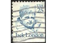 Σφραγισμένο σήμα Jack London συγγραφέας 1988 από τις ΗΠΑ