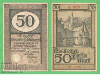 (¯`'•.¸GERMANY (Blaubeuren) 50 marks 1918¸.•'´¯)