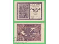 (¯`'•.¸GERMANIA (Konstanz) 100 Marci 1922 UNC (1)¸.•'´¯)